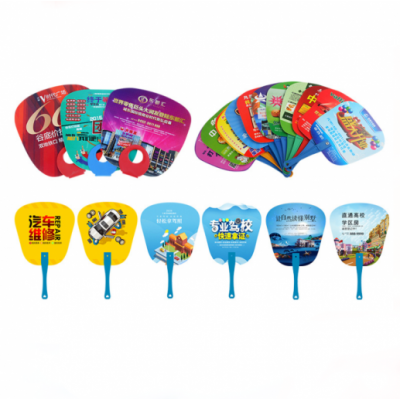 Cheap Price Custom Advertising Hand Fan Custom Logo Advertising Fan Plastic Advertising Fan