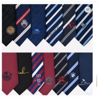 OEM Custom Mens Tie Silk Neck Ties Silk Tie Necktie Bowties Neckwear Ployester Tie Dress Tie